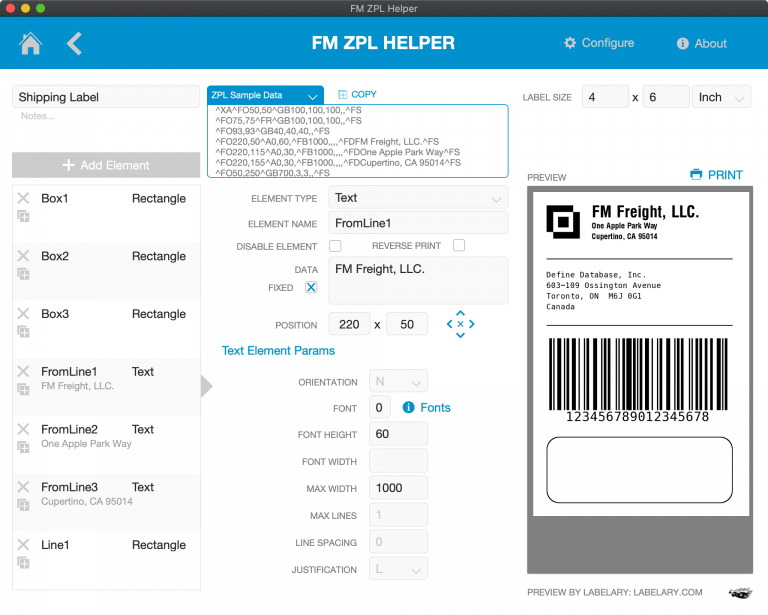 Print Labels With Zpl! – Define Database